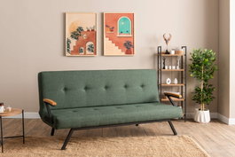 Atelier Del Sofa Sofá-Cama de 3 Plazas Verde